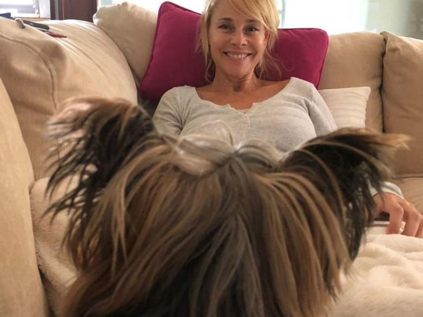 Belén Rueda en su casa.