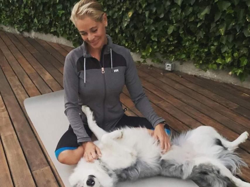 Belén Rueda en su casa.