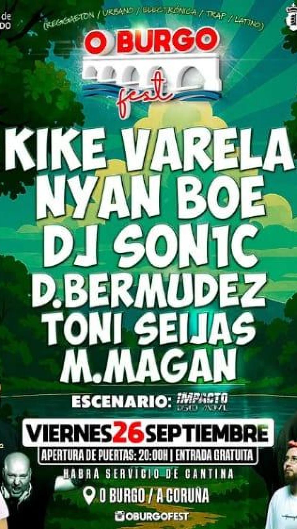 Cartel de O Burgo Fest 2025.