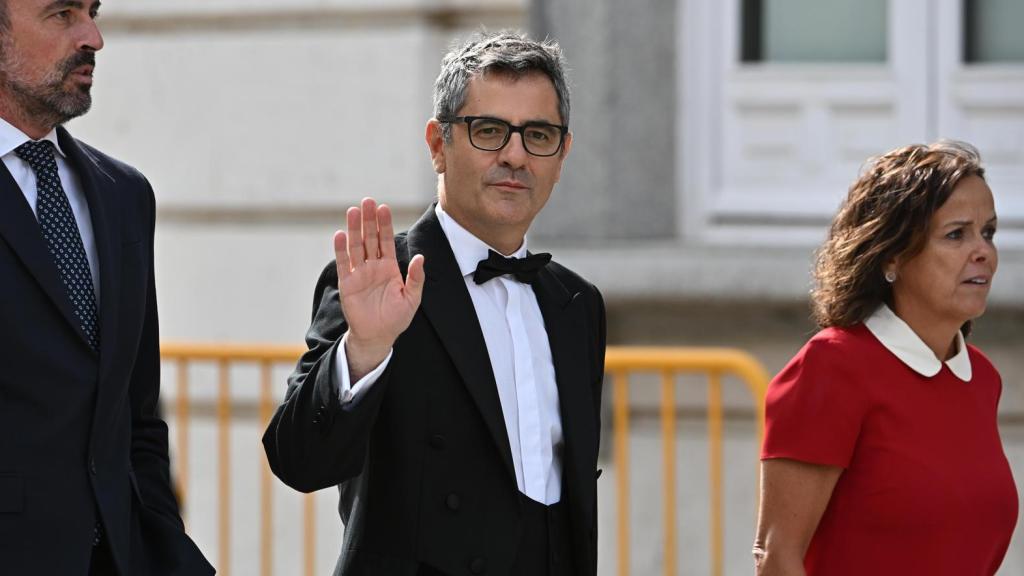 El ministro de Justicia, Félix Bolaños, a su llegada al Tribunal Supremo el pasado 5 de septiembre.
