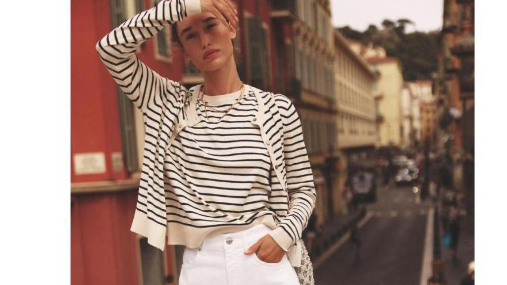 Chaqueta punto rayas. Ref. 3433/011/104