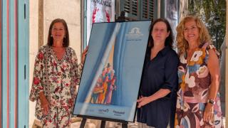 Ana Ponsoda, Pilar Tébar y María Dolores Padilla, este viernes en el Principal.