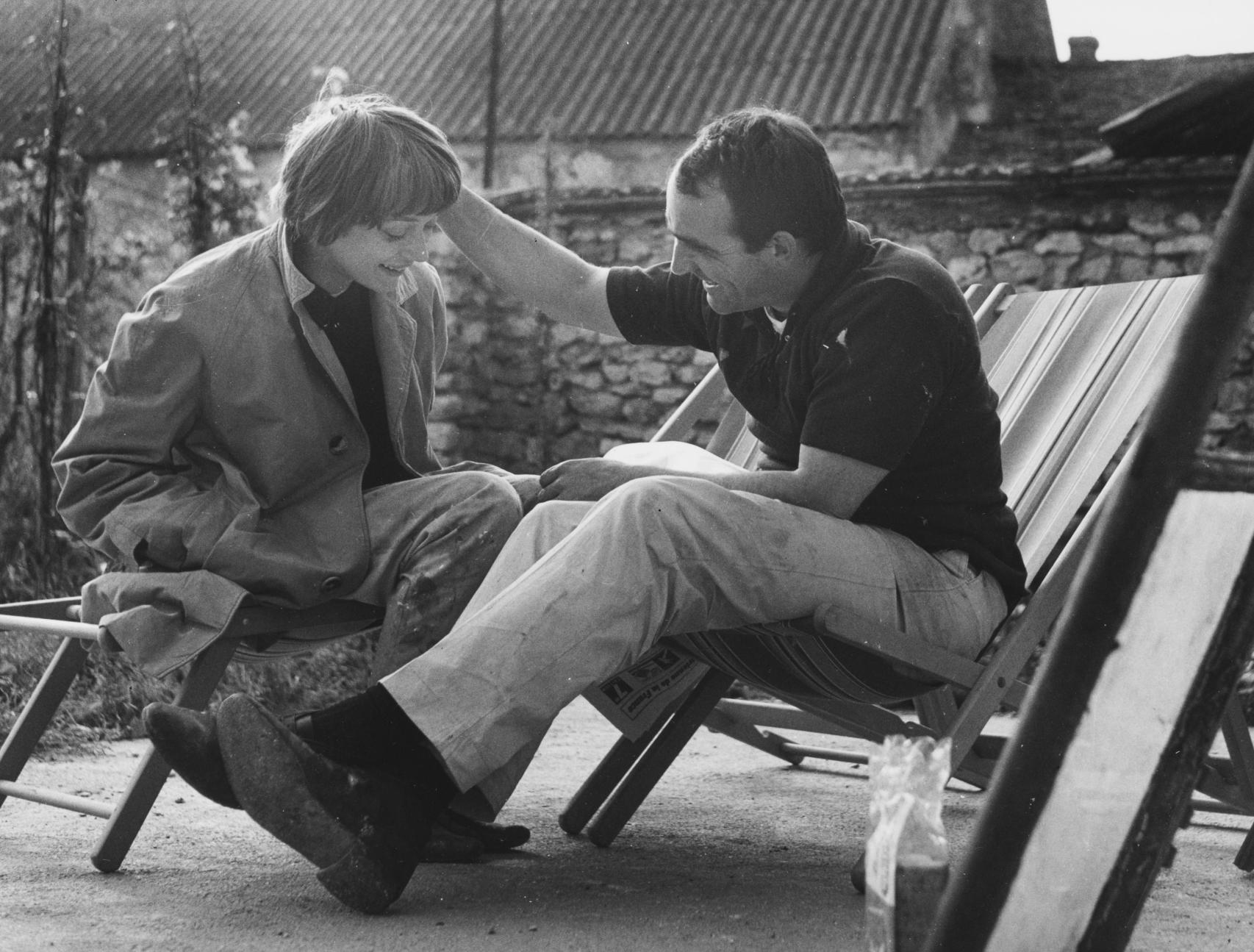 Niki de Saint Phalle y Jean Tinguely, impasse Ronsin, 1961. Foto: © Centre Pompidou / Shunk-Kender © J. Paul Getty Trust