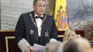 El fiscal general del Estado, Álvaro García Ortiz, durante su discurso de apertura del Año Judicial.