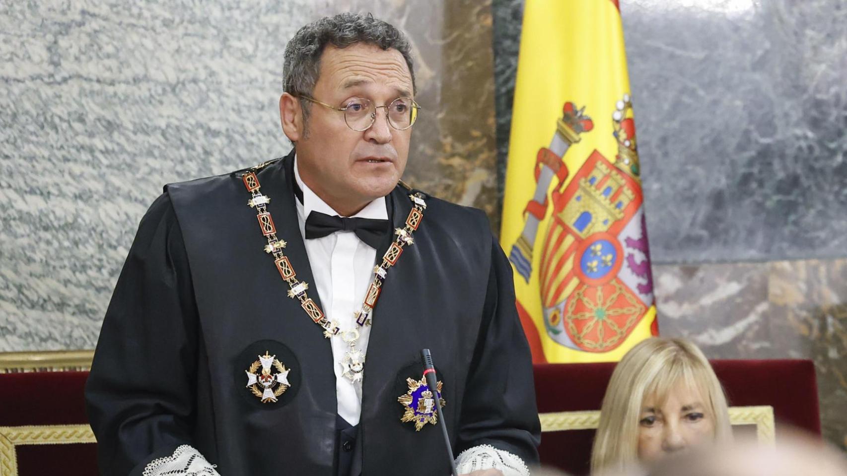 El fiscal general del Estado, Álvaro García Ortiz, durante su discurso de apertura del Año Judicial.