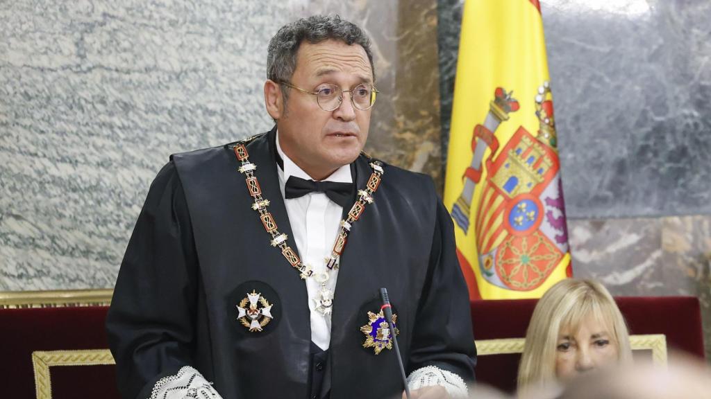 El fiscal general del Estado, Álvaro García Ortiz, durante su discurso de apertura del Año Judicial.