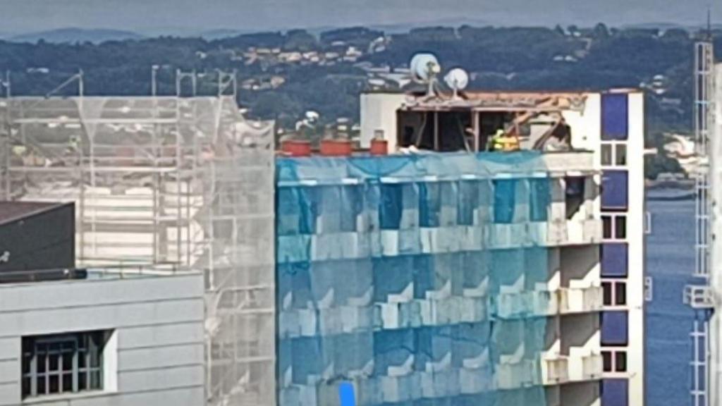 Demolición hotel pacientes