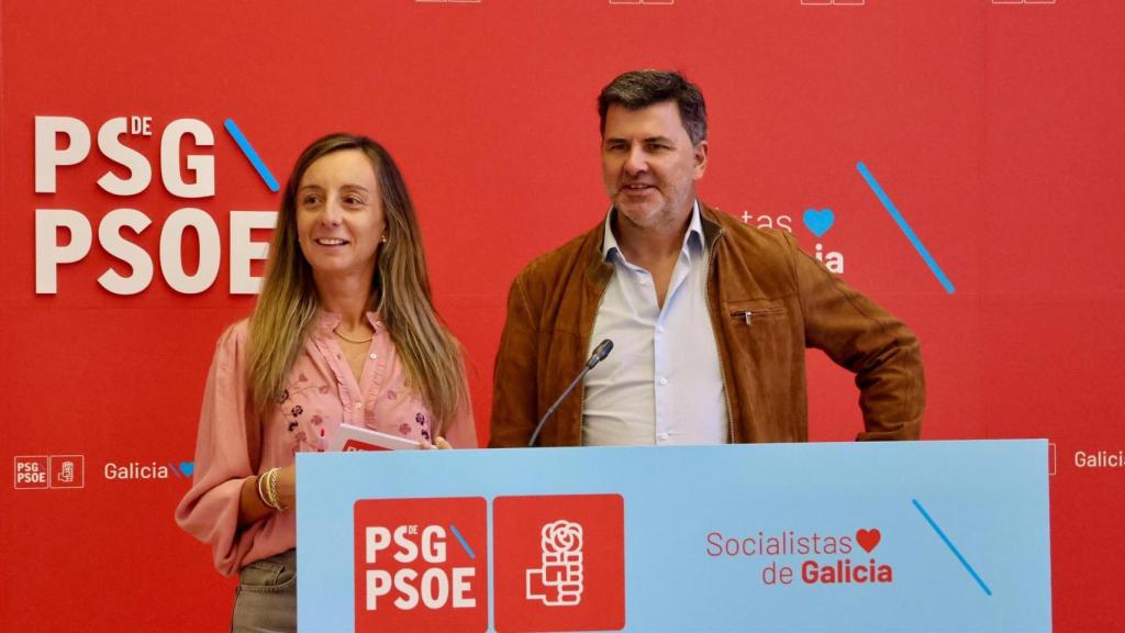 La diputada autonómica Paloma Castro y el eurodiputado Nicolás González Casares