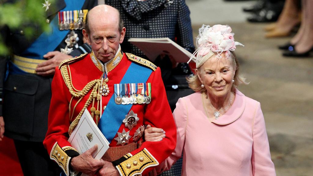 El duque de Kent y su esposa, en una foto de archivo.