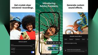 Collage con las nuevas funciones de Premiere en iPhone.