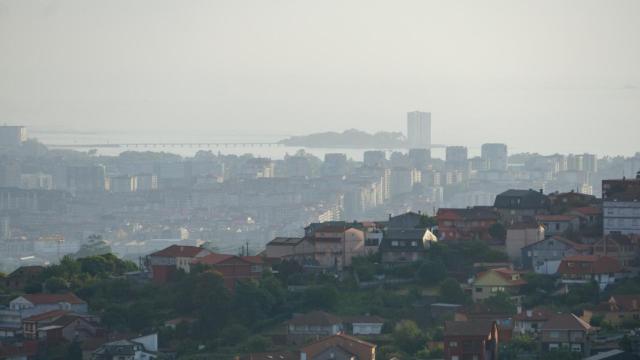 Vista de Vigo desde O Castro.