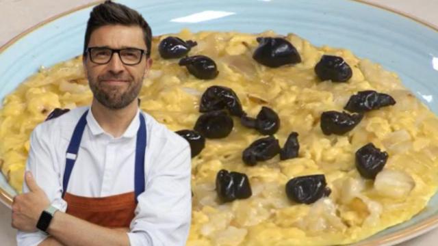 Una 'tortilla vaga' y Daniel Yranzo.