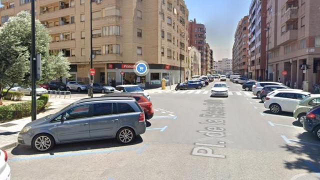 La calle Monasterio de Samos, Zaragoza.