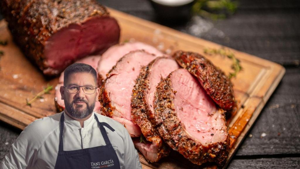 Dani García en un montaje de El Español