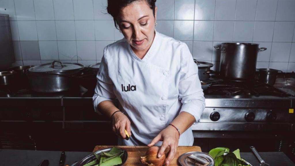 Aurora Torres, en la cocina de Lula.