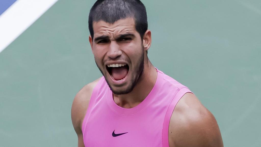 Carlos Alcaraz, en el US Open