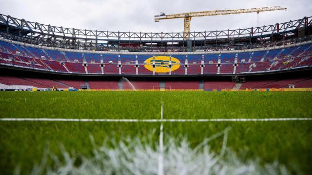 El Camp Nou, en obras hasta su próxima reapertura a mediados de octubre.