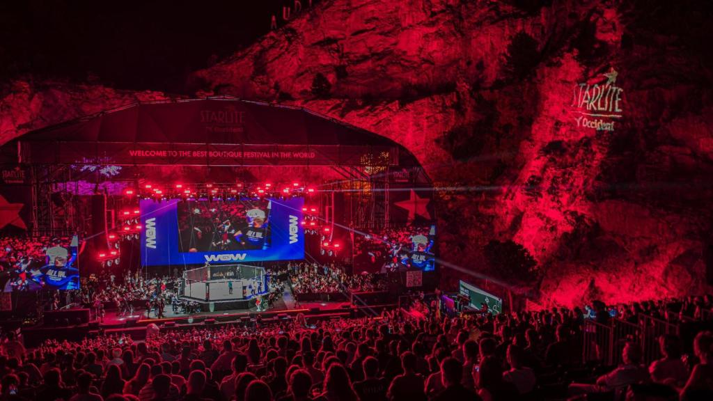 El escenario de WOW 21 en el Starlite de Marbella