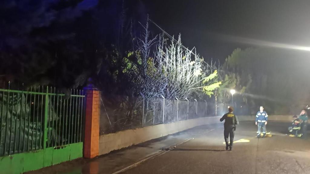 Incendio en Morales del Vino (Zamora)