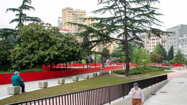 Parque de Cuatro Caminos en A Coruña.