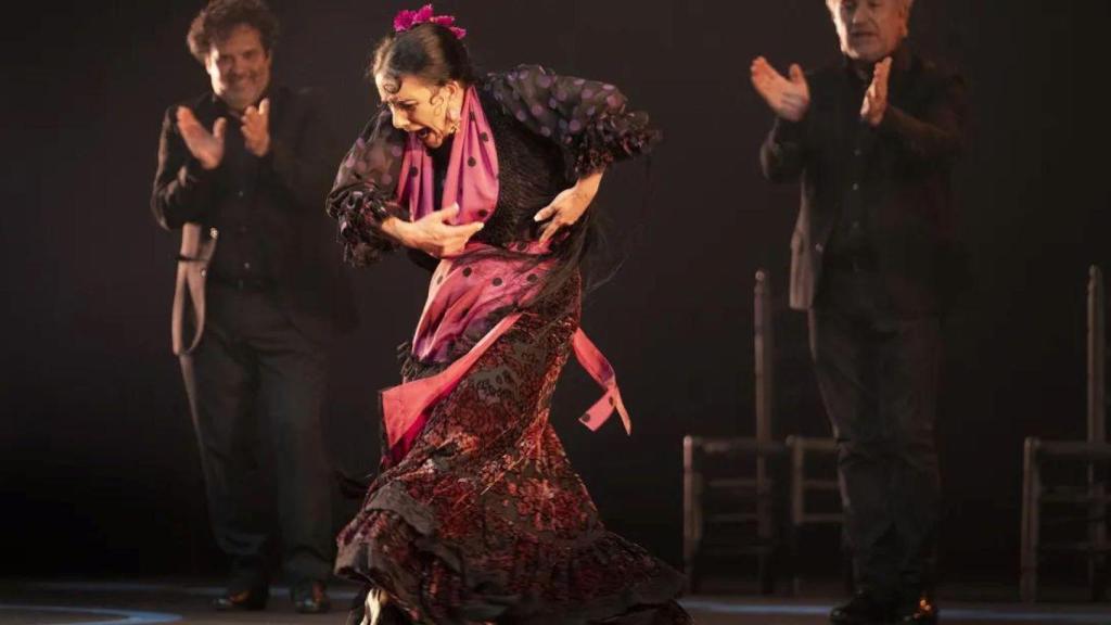 Eva Yerbabuena en Matadero. Foto: Laura León / Archivo fotográfico La Bienal de Flamenco.