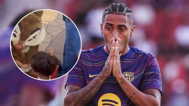 Raphinha y la escena sufrida por su hijo en Disneyland París que ha denunciado en redes sociales