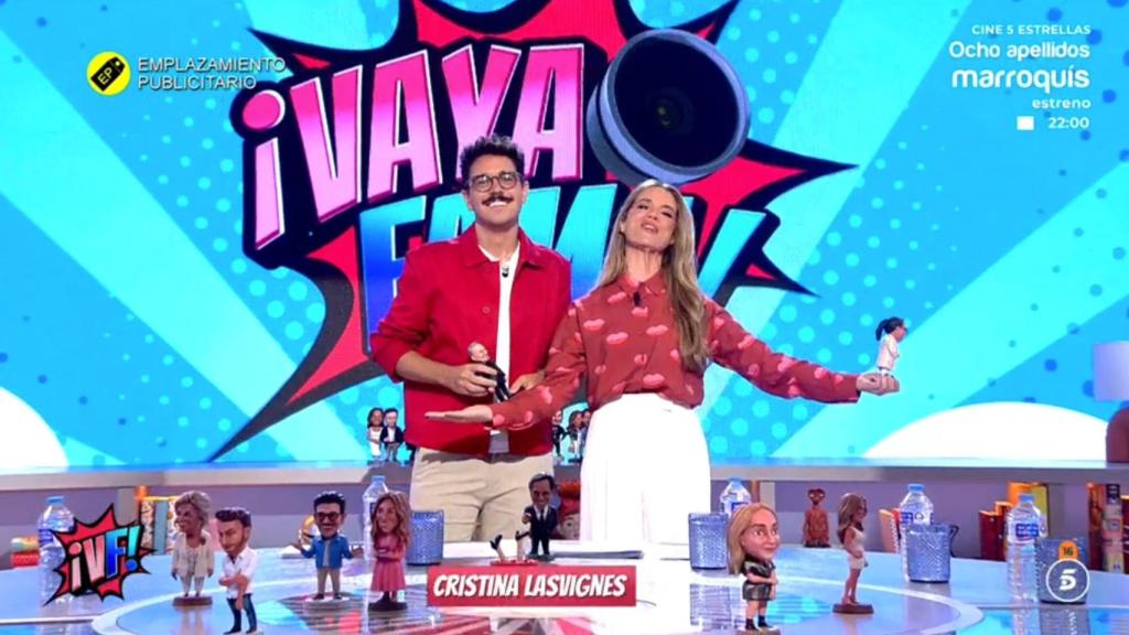 Fran Ramírez y Cristina Lasvignes en '¡Vaya fama!'