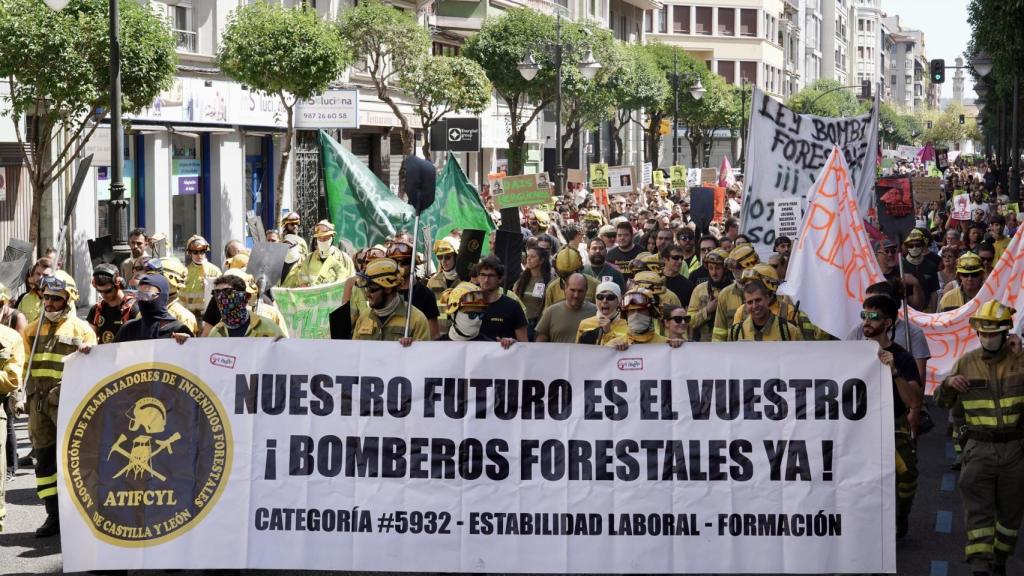 Imagen de la marcha en León
