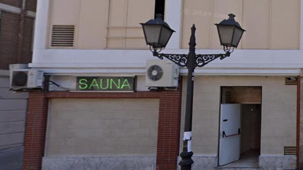 La sauna Adán, situada en la calle San Bernardo 38, en 2015.