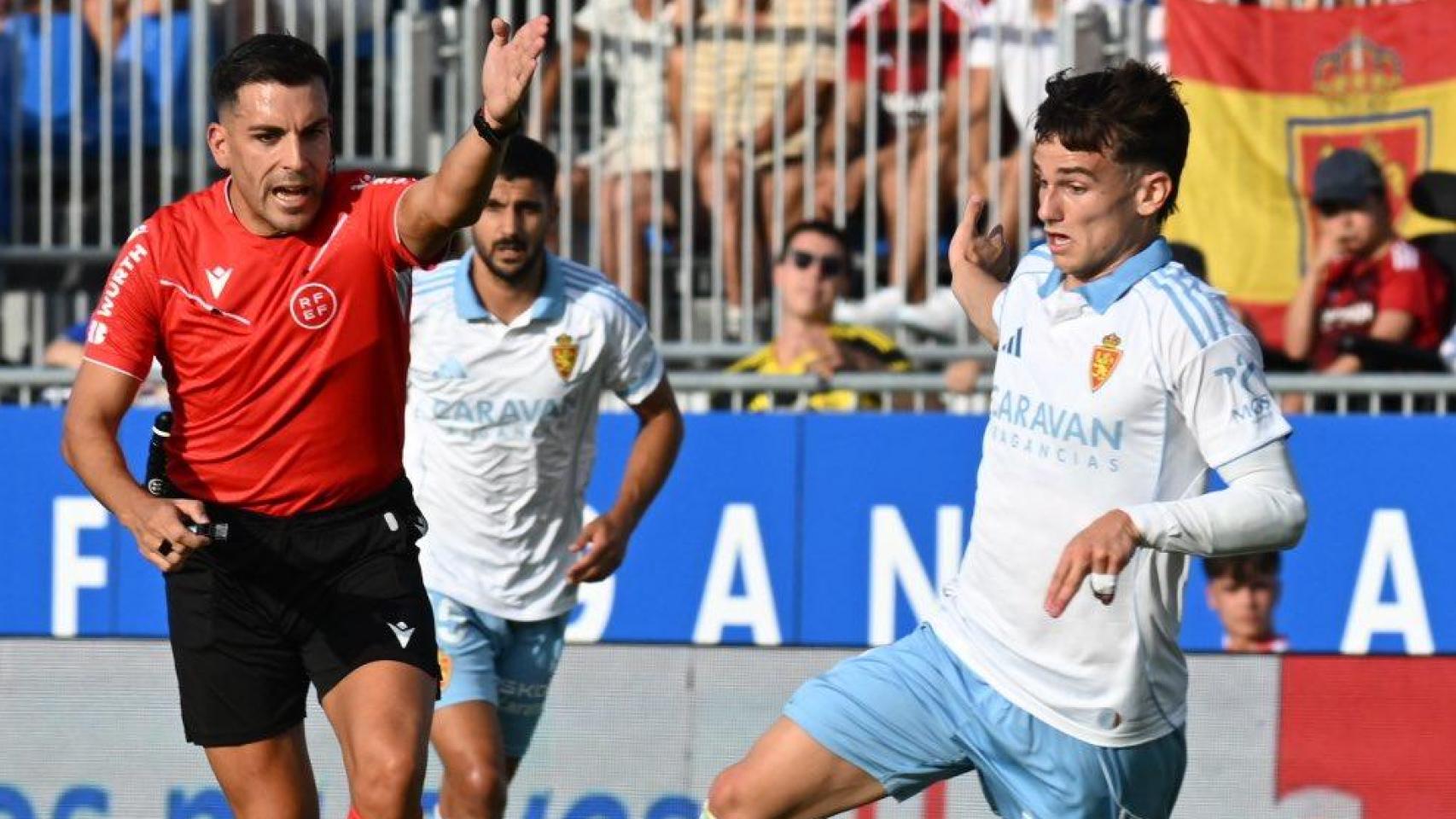 Pau Sans, jugador del Real Zaragoza