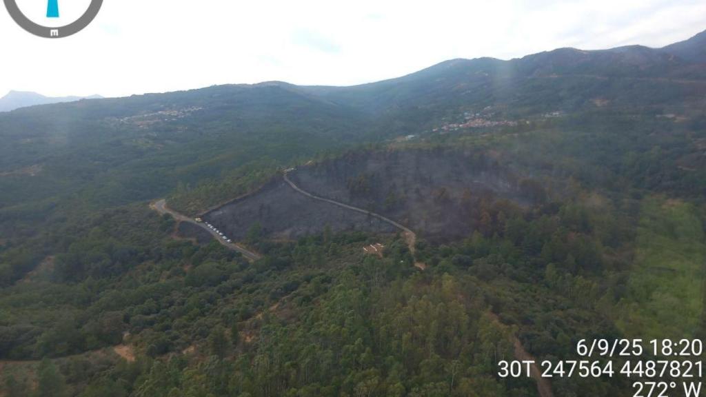 Incendio en Garcibuey (Salamanca)