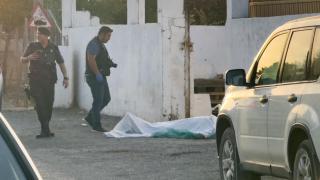 Agentes de la Guardia Civil en la zona.
