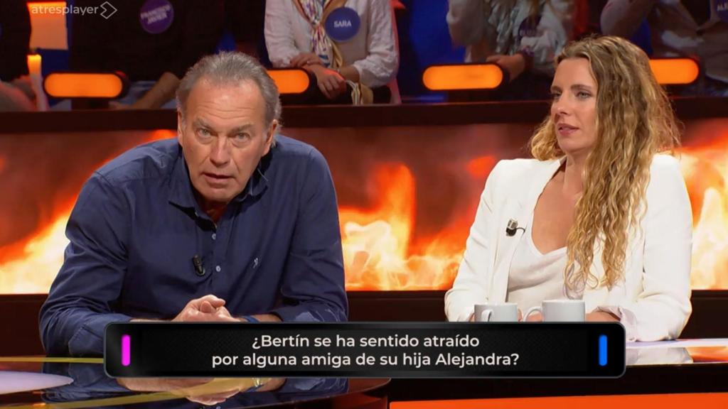 Bertín Osborne y Alejandra Ortiz en 'Emparejados'.