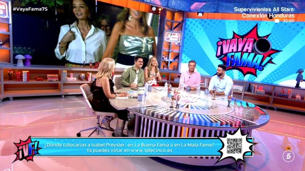 El plató de '¡Vaya fama!'