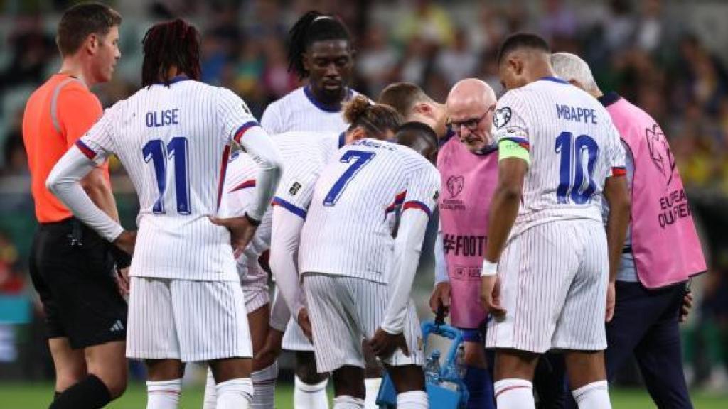 Dembélé se lesiona contra Ucrania.