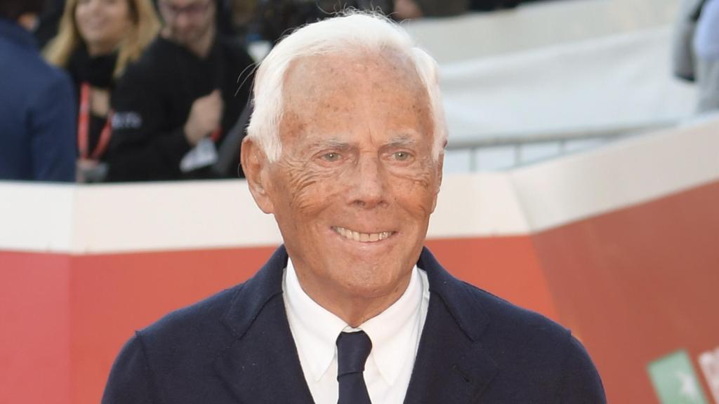 Giorgio Armani, en una imagen de 2018.