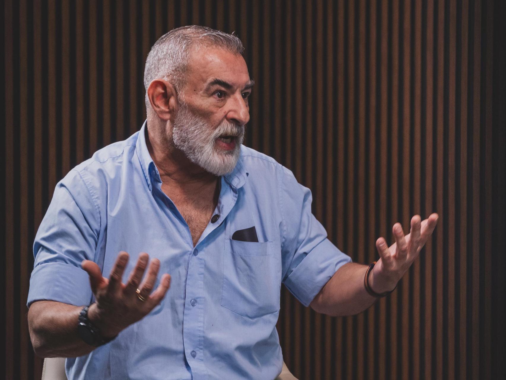 Paco Narváez en una entrevista con El Español