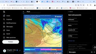 La borrasca que afectará a España a partir de este domingo.