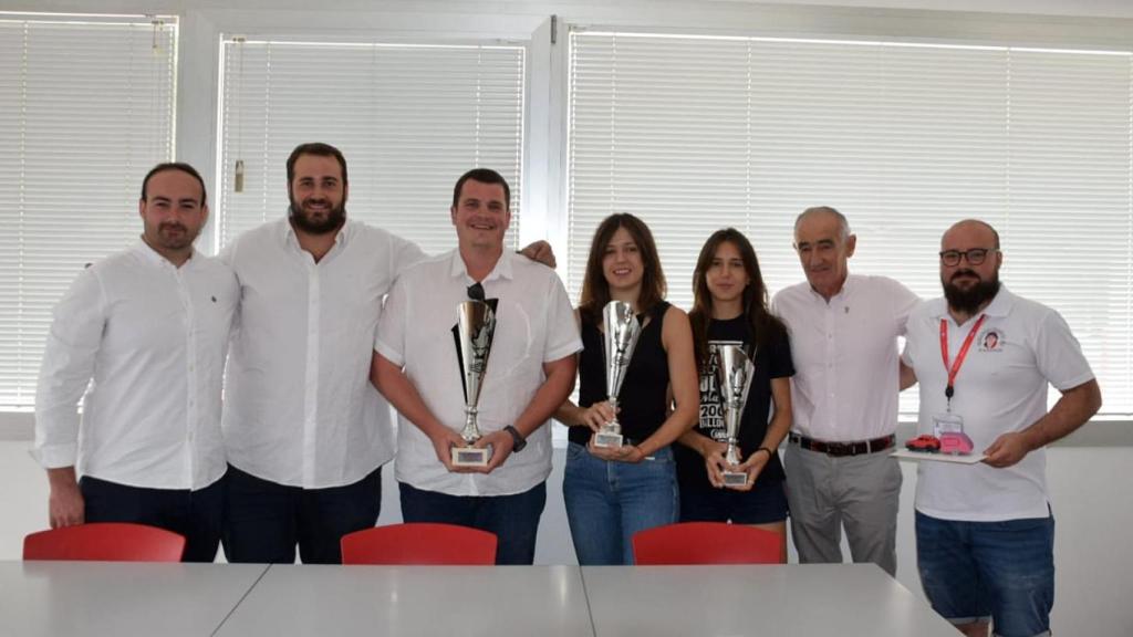 Foto de los ganadores del Open de Aerostación