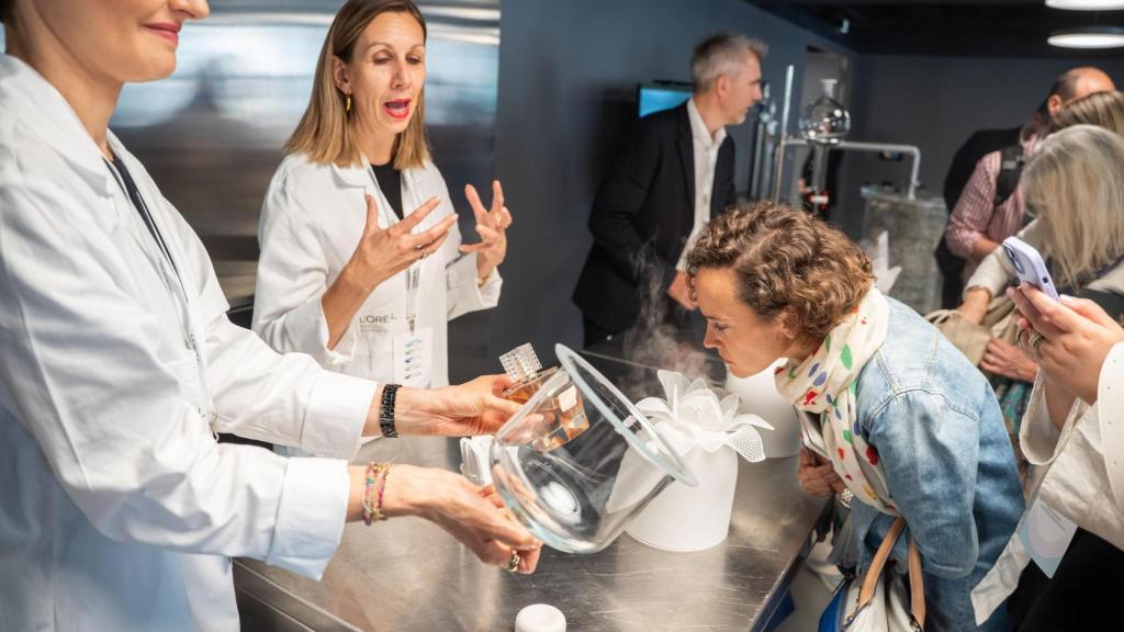 Demostración de la tecnología Osmobloom en Le Visionnaire, París.