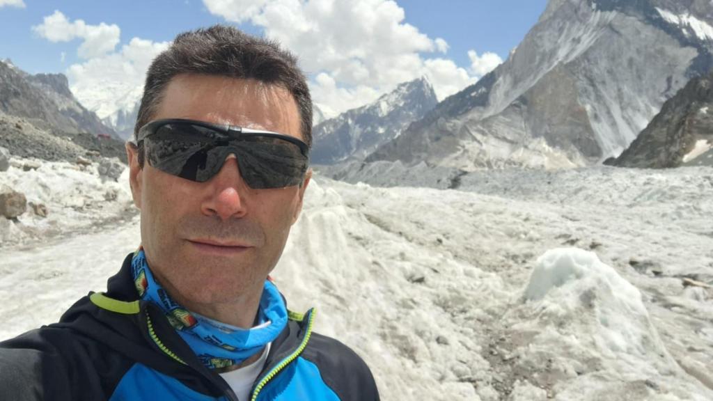 Carlos Cardelle, en esta expedición a la cordillera del Karakórum.