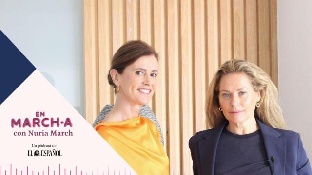 Nuria March, con la invitada de su pódcast esta semana.