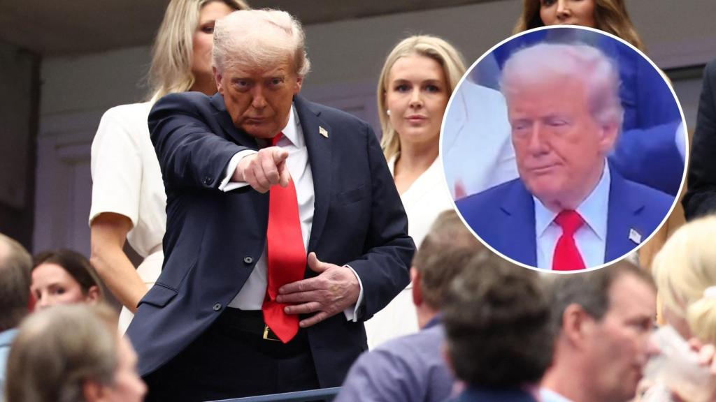 Donald Trump en la final del US Open y su reacción a la victoria de Carlos Alcaraz