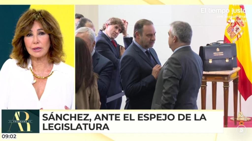 Ana Rosa Quintana, en su editorial de este lunes.