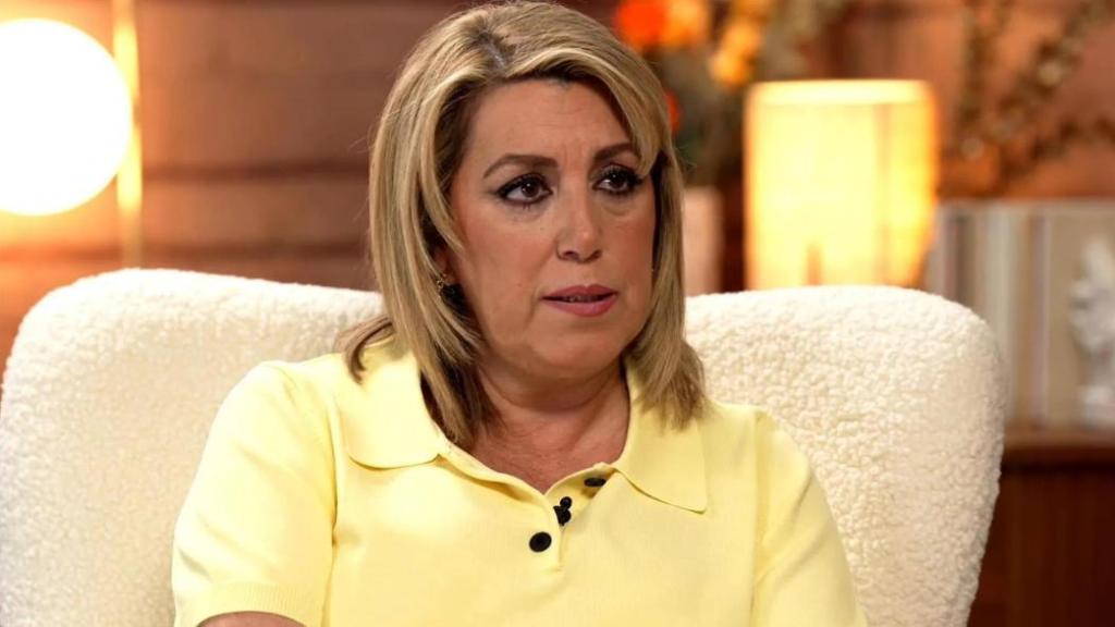 Susana Díaz en el programa de Mediaset.