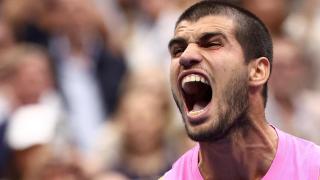 Carlos Alcaraz celebra su victoria en la final del US Open 2025