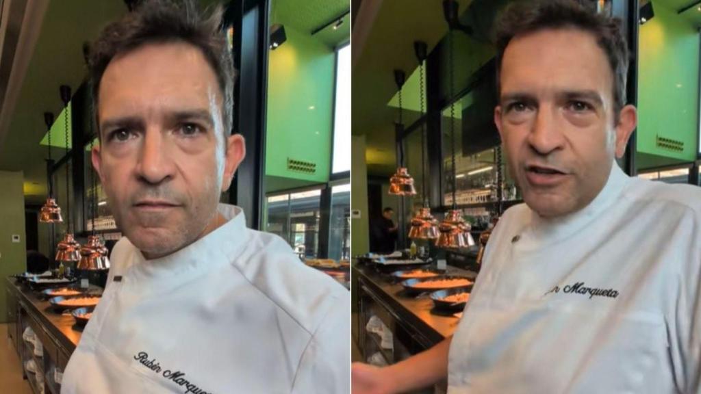 El chef Rubén Marqueta.