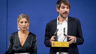El ministro de Cultura, Ernest Urtasun, junto a Yolanda Díaz el pasado 3 de septiembre.