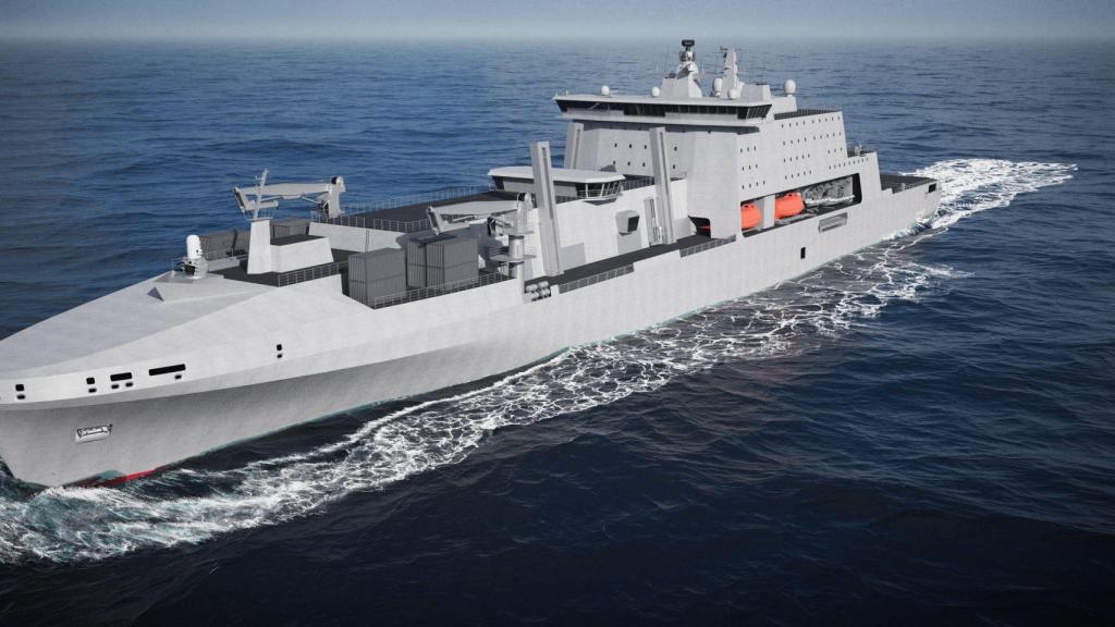Buque de apoyo logístico que Navantia construirá para Reino Unido