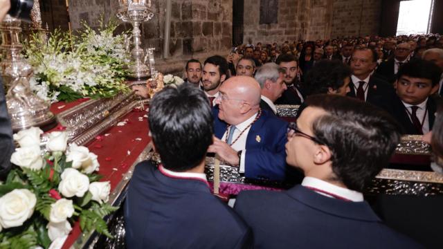 Carnero en los actos previos a la procesión por la Virgen de San Lorenzo
